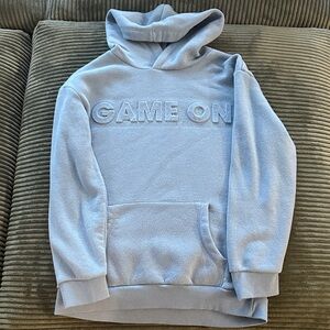 Blue 'Game On' Hoodie